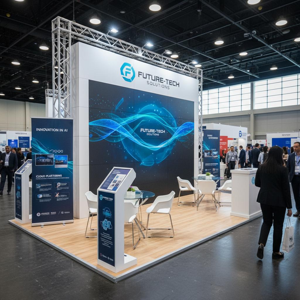 Trade show displays and booth graphics
